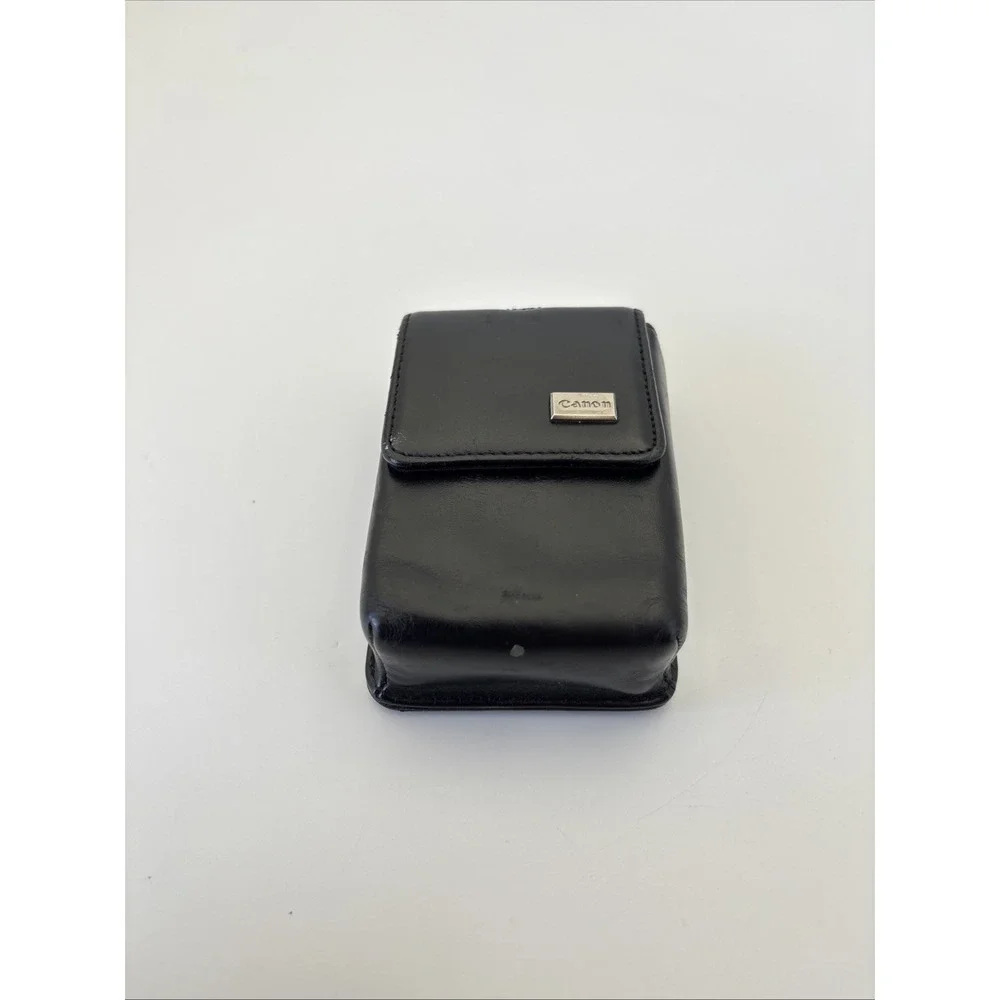 Canon Black Compact Camera Case 4x2.5x1.25 Magnetic Snap Close Case